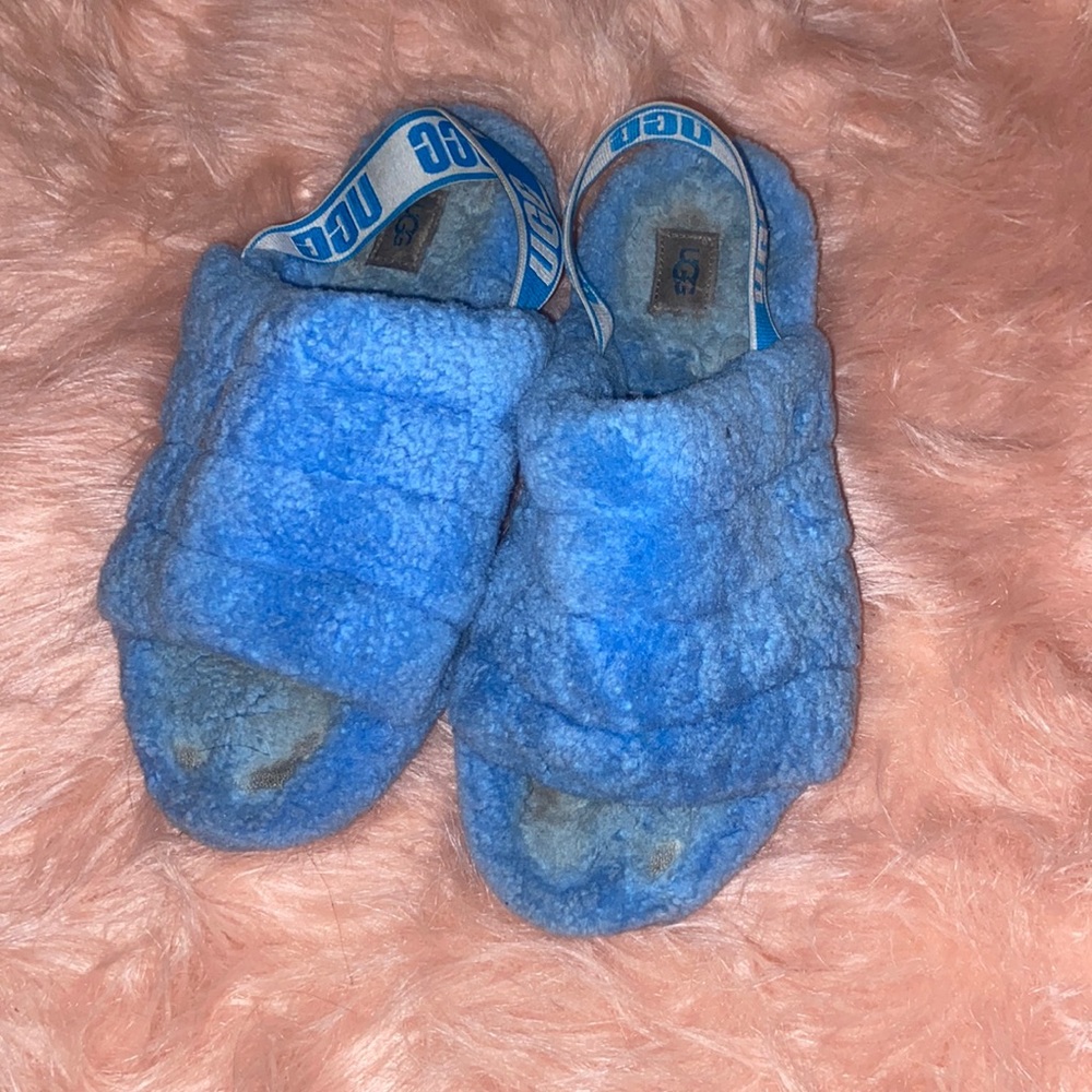 Ugg slides worn